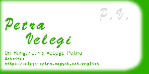 petra velegi business card